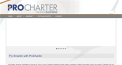 Desktop Screenshot of procharter-zambia.com